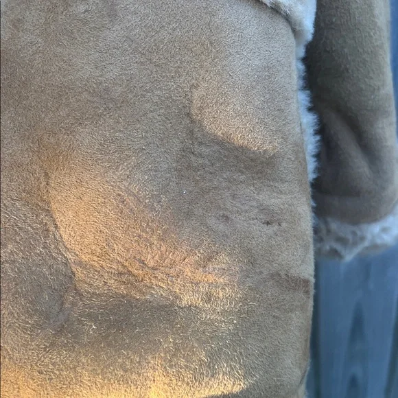 Vintage Sawyer of Napa Men's Tan Shearling Jacket Size 38 - Picture 11 of 16